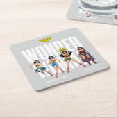 Wonder Woman Legends Forever Graphic Kartonnen Onderzetters (Schuin)