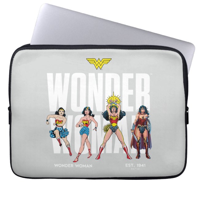 Wonder Woman Legends Forever Graphic Laptop Sleeve (Voorkant)