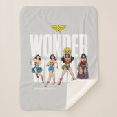 Wonder Woman Legends Forever Graphic Sherpa Deken (Voorkant)