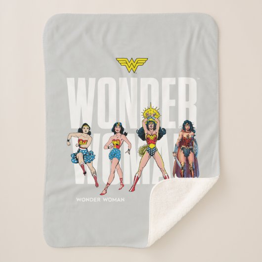 Wonder Woman Legends Forever Graphic Sherpa Deken (Voorkant)