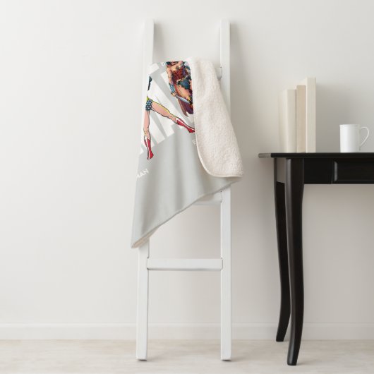 Wonder Woman Legends Forever Graphic Sherpa Deken (In situ)