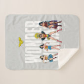 Wonder Woman Legends Forever Graphic Sherpa Deken (Voorkant (horizontaal))