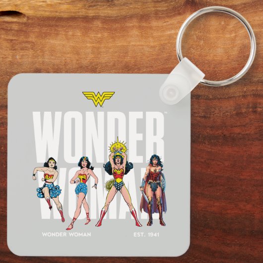 Wonder Woman Legends Forever Graphic Sleutelhanger (Achterkant)