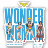 Wonder Woman Legends Forever Graphic Sticker (Voorkant)