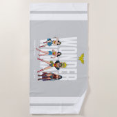 Wonder Woman Legends Forever Graphic Strandlaken (Voorkant)