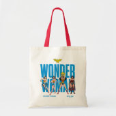 Wonder Woman Legends Forever Graphic Tote Bag (Voorkant)
