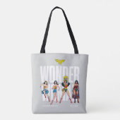 Wonder Woman Legends Forever Graphic Tote Bag (Achterkant)