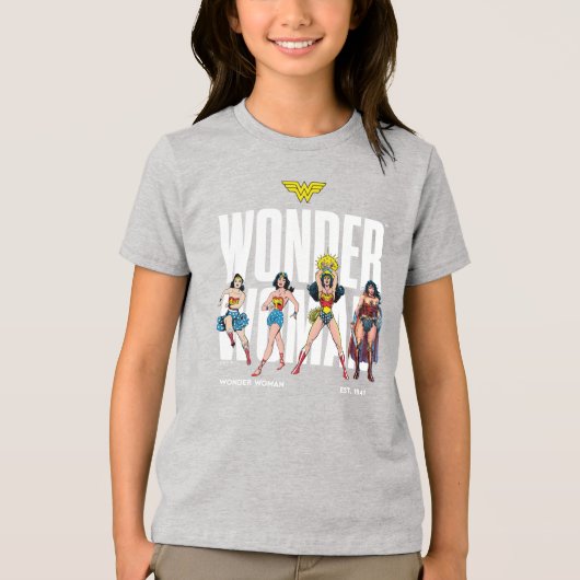 Wonder Woman Legends Forever Graphic Tri-Blend Shirt (Voorkant)