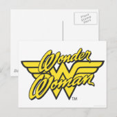 Wonder Woman Logo 1 Briefkaart (Voorkant / Achterkant)