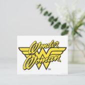 Wonder Woman Logo 1 Briefkaart (Staand voorkant)