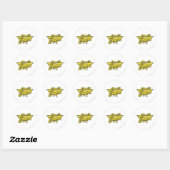 Wonder Woman Logo 1 Ronde Sticker (Vel)