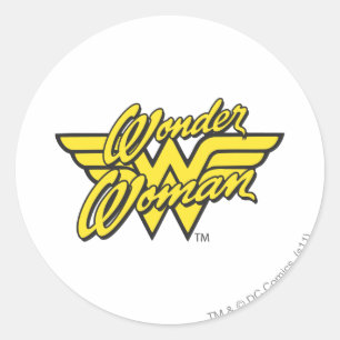 Wonder Woman Logo 1 Ronde Sticker