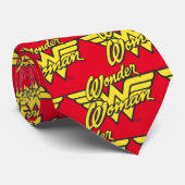 Wonder Woman Logo 1 Stropdas (Opgerold)