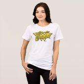 Wonder Woman Logo 1 Tri-Blend Shirt (Voorkant volledig)