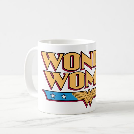 Wonder Woman Logo 2 Koffiemok (Voorkant links)
