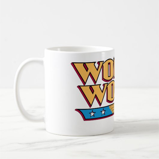 Wonder Woman Logo 2 Koffiemok (Links)