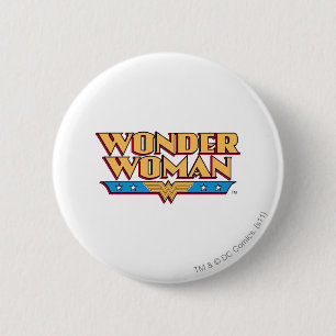Wonder Woman Logo 2 Ronde Button 5,7 Cm