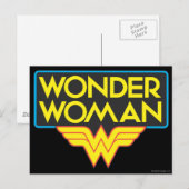 Wonder Woman Logo 3 Briefkaart (Voorkant / Achterkant)