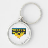 Wonder Woman Logo 3 Sleutelhanger (Voorkant)