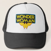 Wonder Woman Logo 3 Trucker Pet (Voorkant)