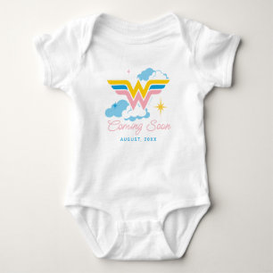 Wonder Woman Logo   BABY SHOWER Romper