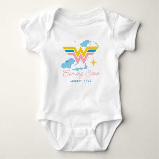 Wonder Woman Logo | BABY SHOWER Romper (Voorkant)