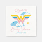 Wonder Woman Logo | BABY SHOWER Servet (Voorkant)
