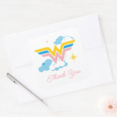 Wonder Woman Logo | BABY SHOWER Vierkante Sticker (Envelop)