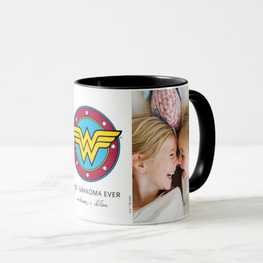 Wonder Woman Logo | Beste oma foto Mok (Voorkant rechts)