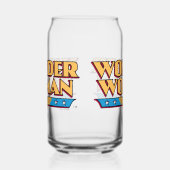 Wonder Woman Logo Blikvorm Glas (Rechts)