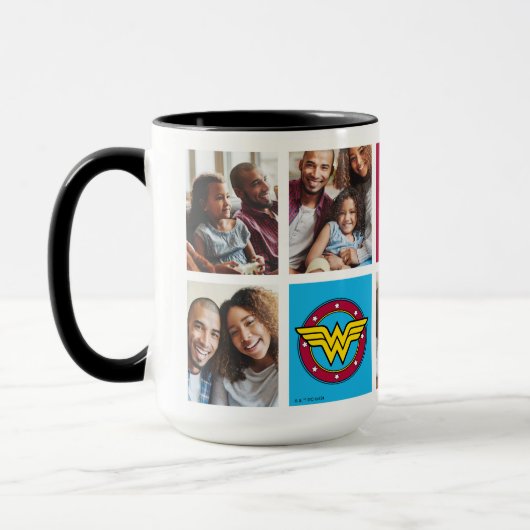 Wonder Woman Logo | Mam Fotocollage Mok (Links)