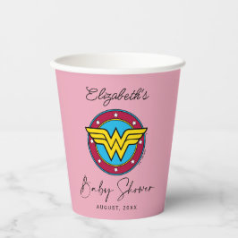 Wonder Woman Logo | Nieuwe baby binnenkort verkrij Papieren Bekers