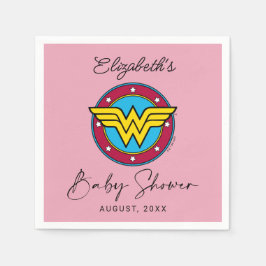 Wonder Woman Logo | Nieuwe baby binnenkort verkrij Servet
