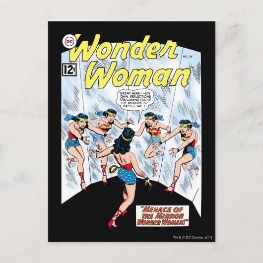 Wonder Woman Mennace of the Mirror Briefkaart (Voorkant)