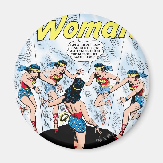 Wonder Woman Mennace of the Mirror Magneet (Voorkant)