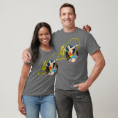 Wonder Woman met de Achtergrond van de Stad T-shirt (Unisex)
