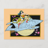 Wonder Woman met Jet Briefkaart (Voorkant)