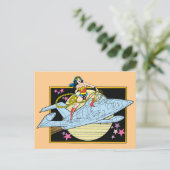 Wonder Woman met Jet Briefkaart (Staand voorkant)