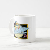 Wonder Woman met Jet Koffiemok (Voorkant links)