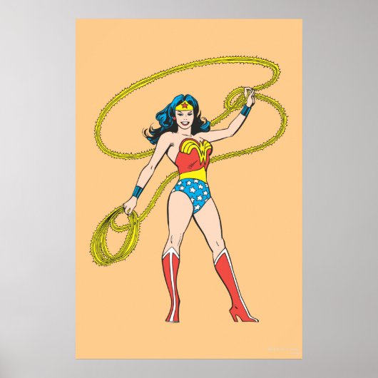 Wonder Woman met Lasso Poster (Voorkant)