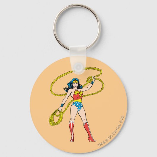 Wonder Woman met Lasso Sleutelhanger (Voorkant)