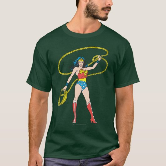 Wonder Woman met Lasso T-shirt (Voorkant)