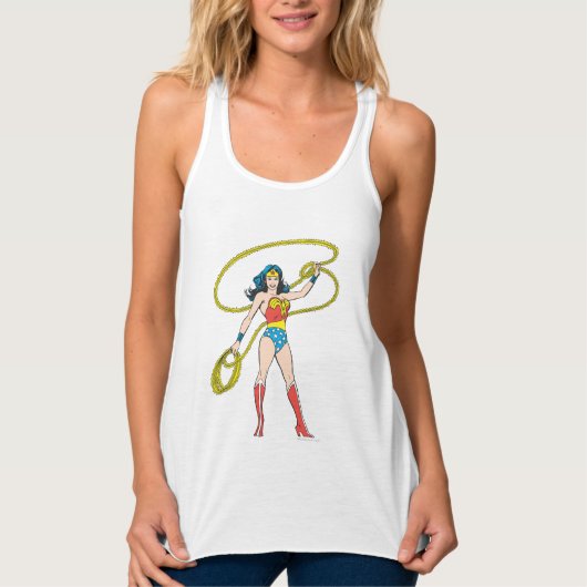 Wonder Woman met Lasso Tanktop (Voorkant)