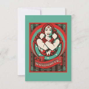 Wonder Woman   Mijn geweldige mama, op Vaderdag Kaart