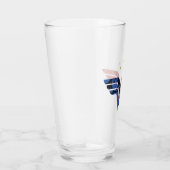 Wonder Woman Modern & Retro Comic Overlay Logo Glas (Rechts)