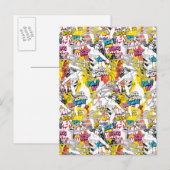 Wonder Woman Neon Pattern Briefkaart (Voorkant / Achterkant)