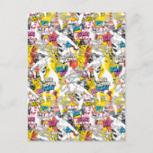 Wonder Woman Neon Pattern Briefkaart (Voorkant)