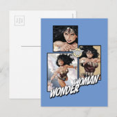 Wonder Woman New 52 Comic Art Graphic Briefkaart (Voorkant / Achterkant)