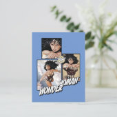 Wonder Woman New 52 Comic Art Graphic Briefkaart (Staand voorkant)