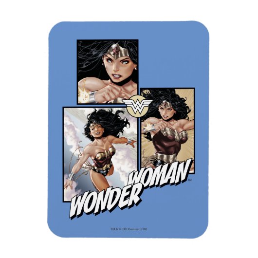 Wonder Woman New 52 Comic Art Graphic Magneet (Verticaal)